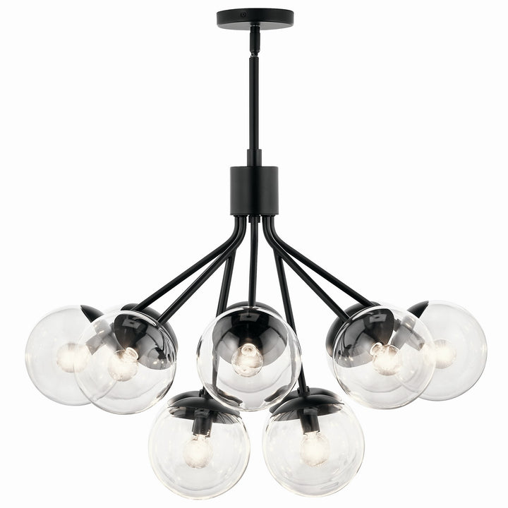 Kichler Canada - 52701BKCLR - 12 Light Chandelier Convertible - Silvarious - Black