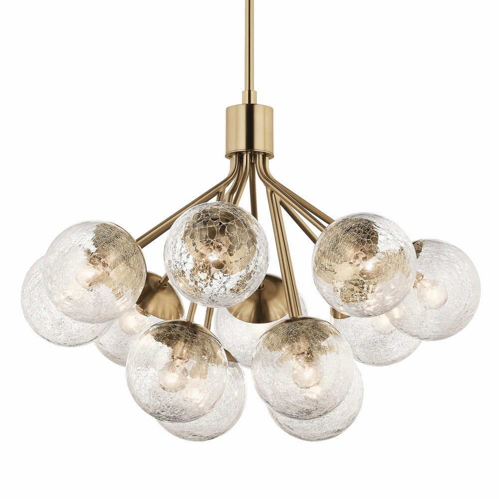 Kichler Canada - 52701CPZ - 12 Light Chandelier Convertible - Silvarious - Champagne Bronze