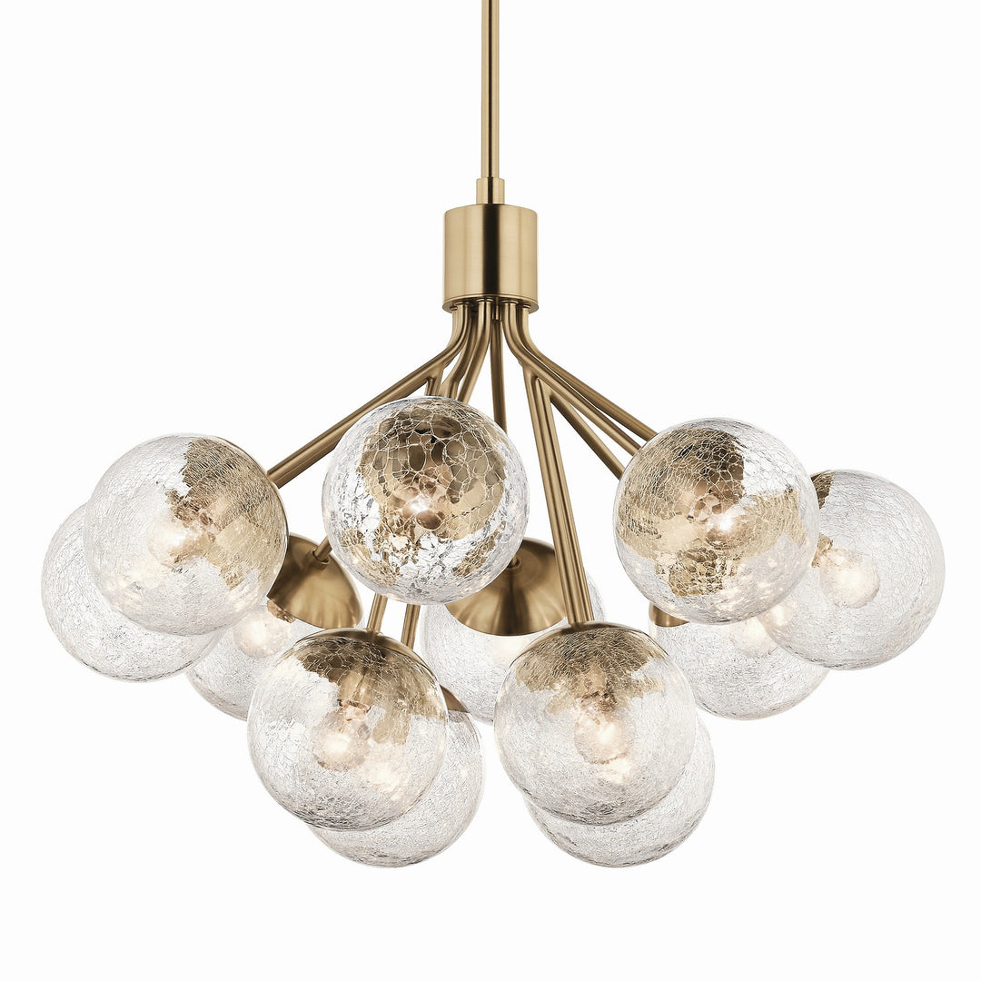 Kichler Canada - 52701CPZ - 12 Light Chandelier Convertible - Silvarious - Champagne Bronze
