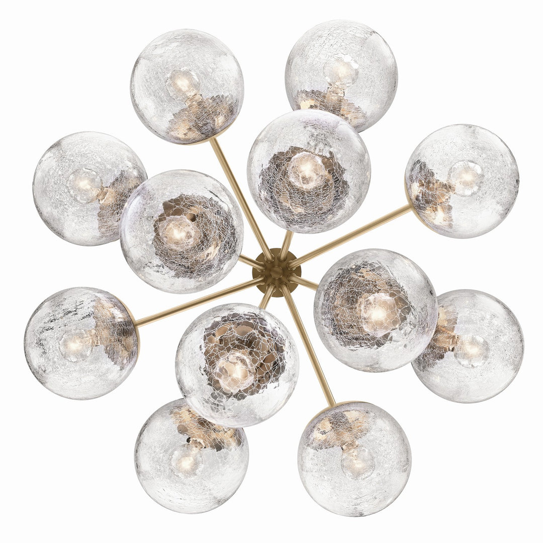 Kichler Canada - 52701CPZ - 12 Light Chandelier Convertible - Silvarious - Champagne Bronze