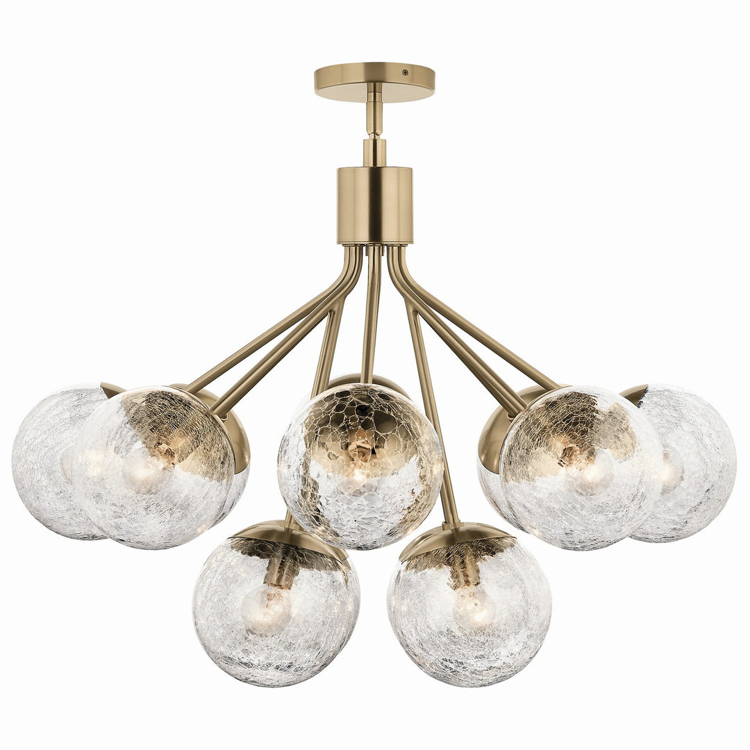 Kichler Canada - 52701CPZ - 12 Light Chandelier Convertible - Silvarious - Champagne Bronze