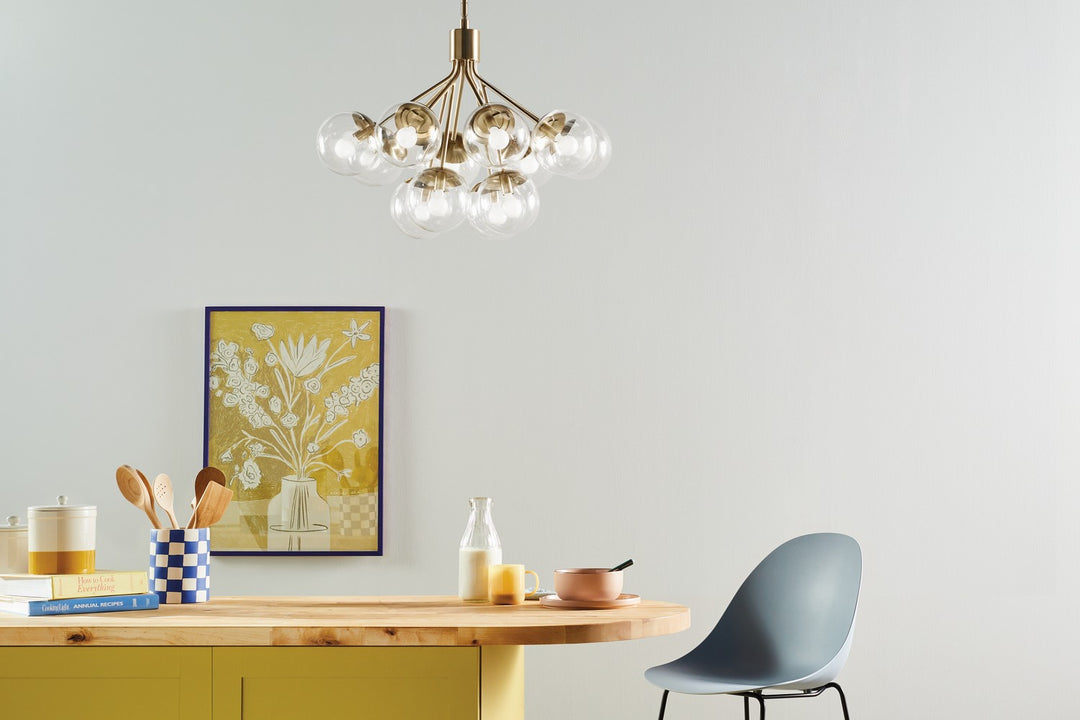 Kichler Canada - 52701CPZCLR - 12 Light Chandelier Convertible - Silvarious - Champagne Bronze