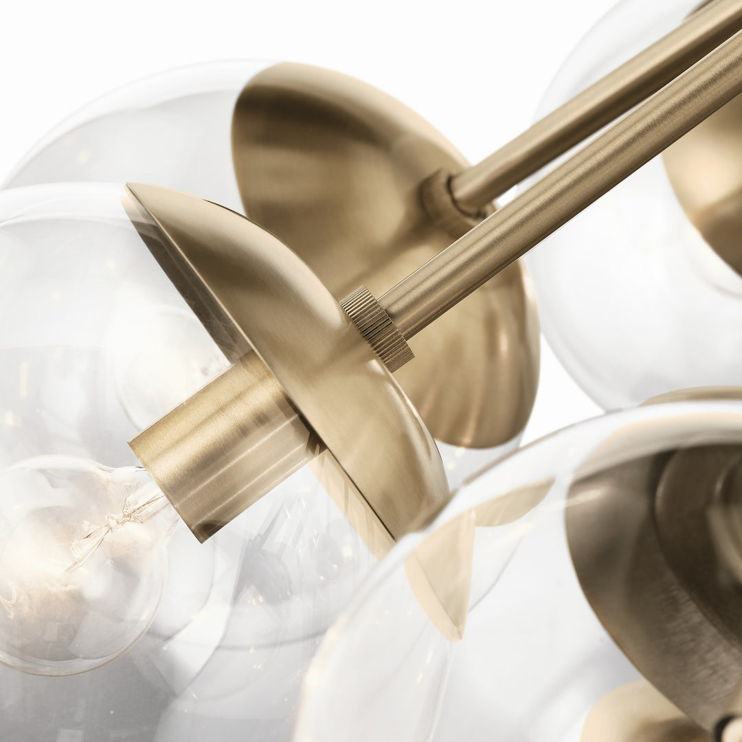 Kichler Canada - 52701CPZCLR - 12 Light Chandelier Convertible - Silvarious - Champagne Bronze