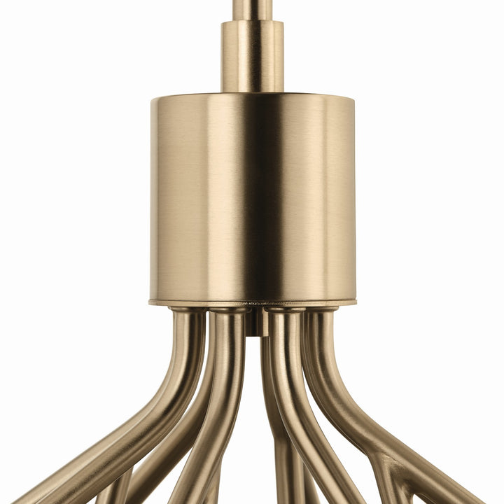 Kichler Canada - 52701CPZCLR - 12 Light Chandelier Convertible - Silvarious - Champagne Bronze
