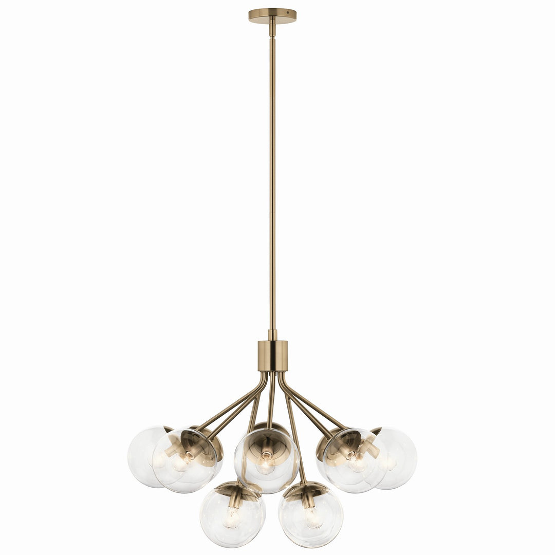Kichler Canada - 52701CPZCLR - 12 Light Chandelier Convertible - Silvarious - Champagne Bronze