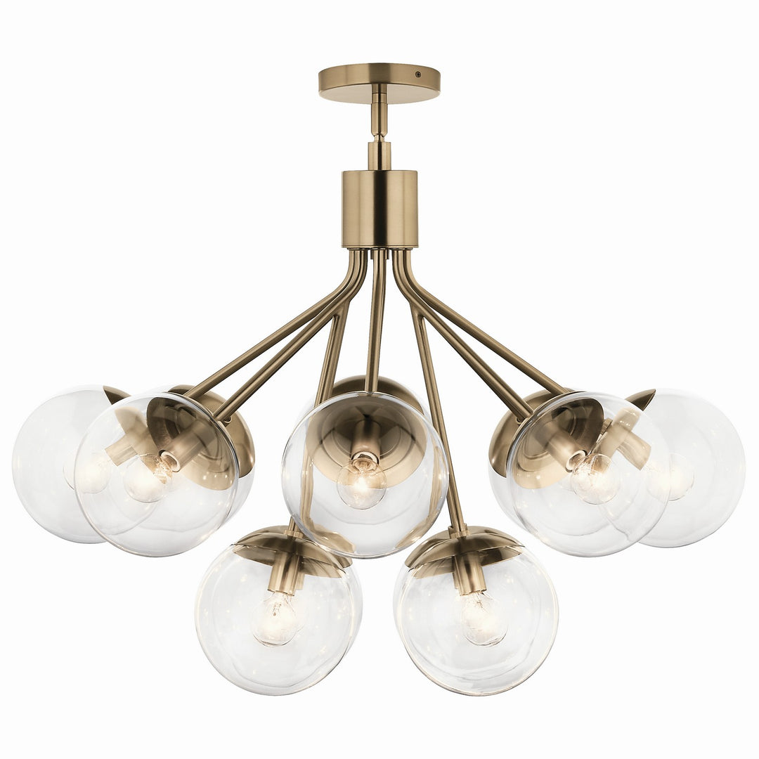 Kichler Canada - 52701CPZCLR - 12 Light Chandelier Convertible - Silvarious - Champagne Bronze