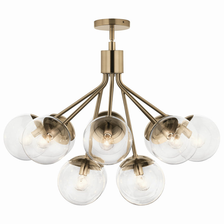 Kichler Canada - 52701CPZCLR - 12 Light Chandelier Convertible - Silvarious - Champagne Bronze