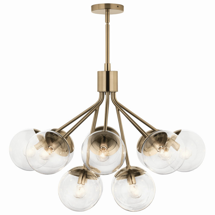 Kichler Canada - 52701CPZCLR - 12 Light Chandelier Convertible - Silvarious - Champagne Bronze