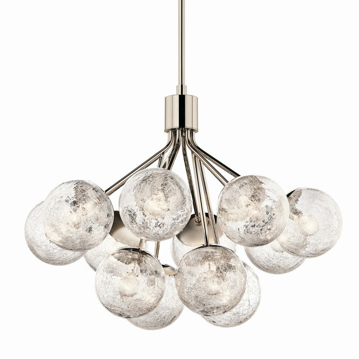 Kichler Canada - 52701PN - 12 Light Chandelier Convertible - Silvarious - Polished Nickel