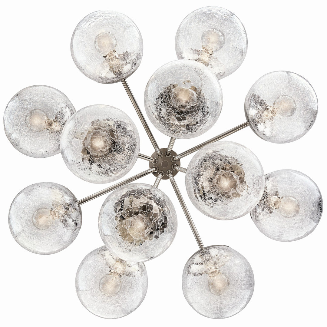 Kichler Canada - 52701PN - 12 Light Chandelier Convertible - Silvarious - Polished Nickel