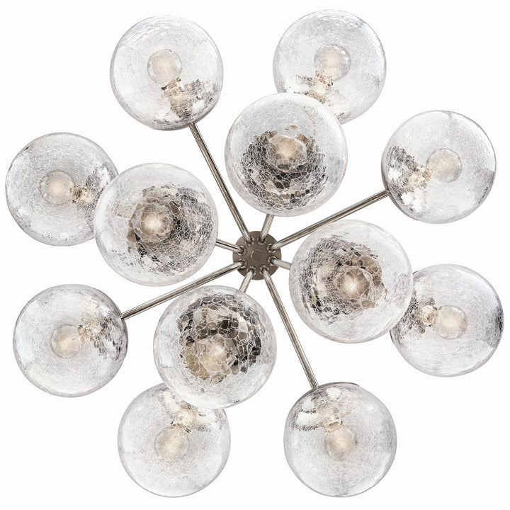 Kichler Canada - 52701PN - 12 Light Chandelier Convertible - Silvarious - Polished Nickel