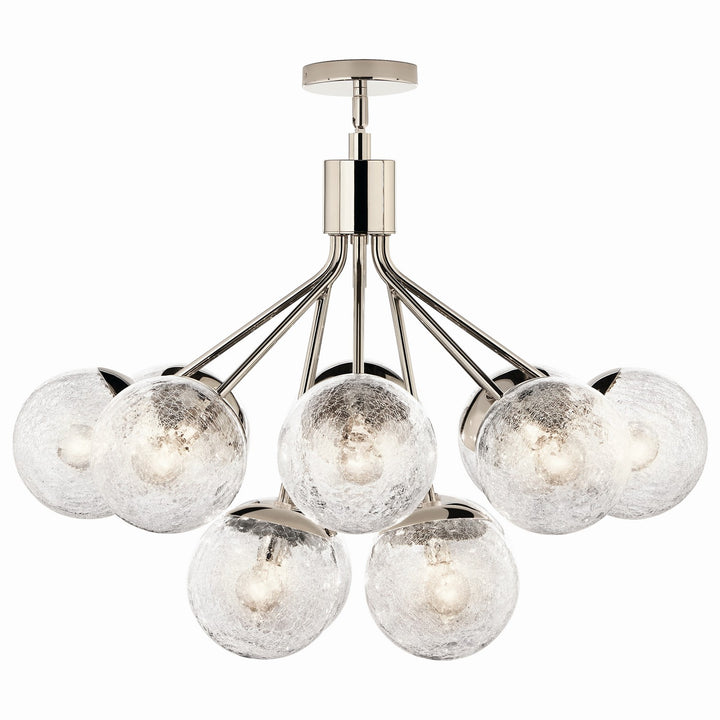 Kichler Canada - 52701PN - 12 Light Chandelier Convertible - Silvarious - Polished Nickel