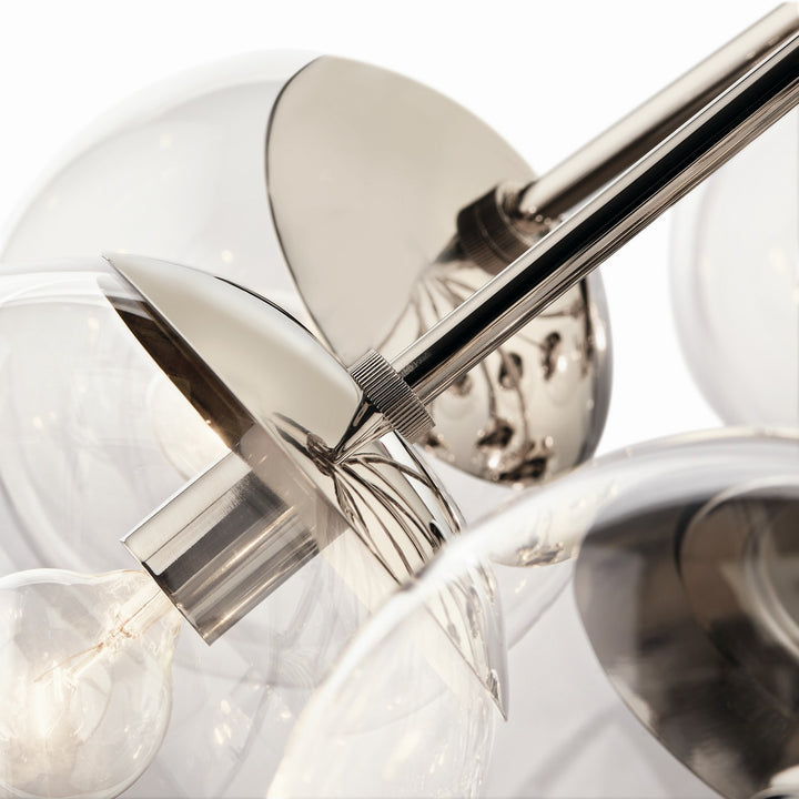 Kichler Canada - 52701PNCLR - 12 Light Chandelier Convertible - Silvarious - Polished Nickel