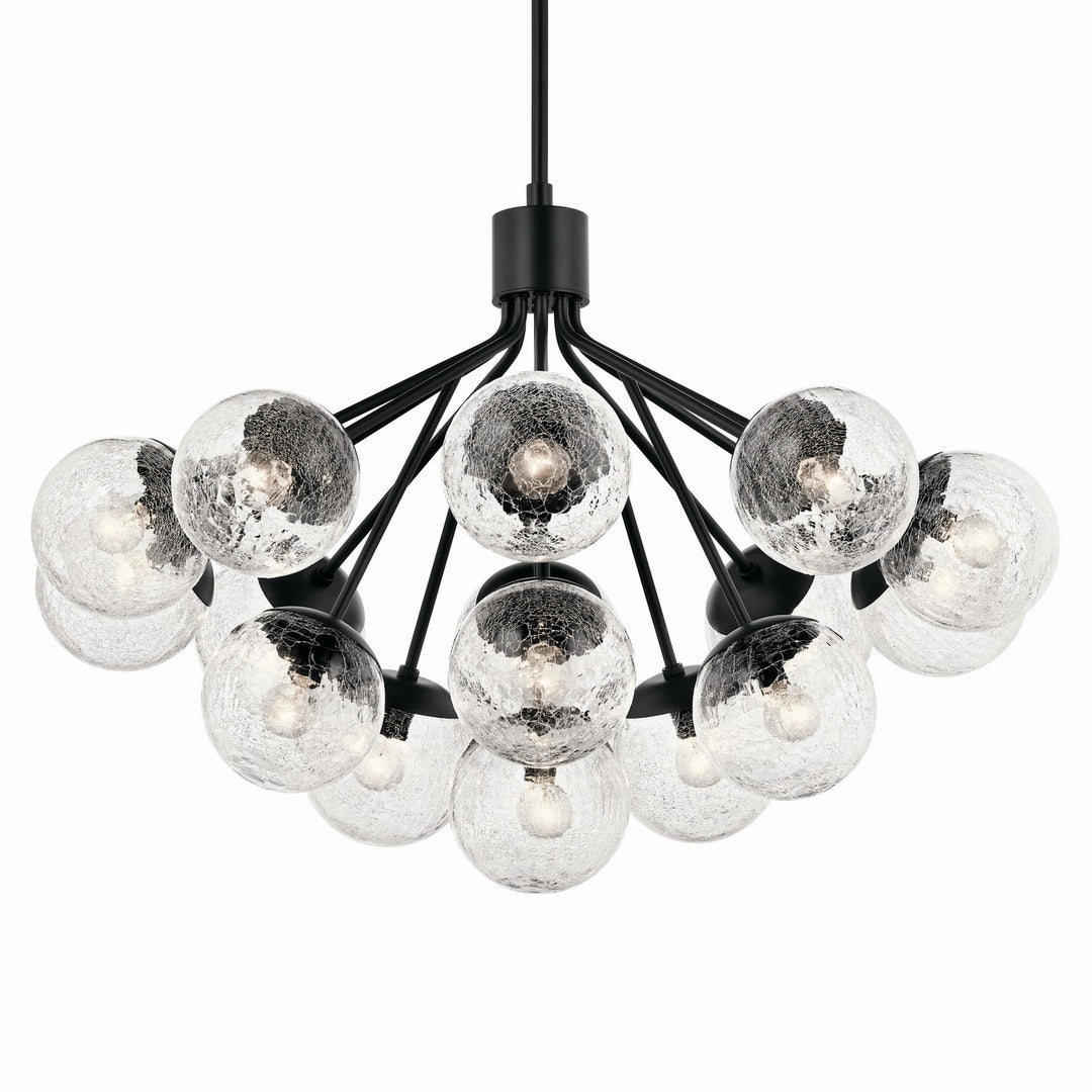 Kichler Canada - 52702BK - 16 Light Chandelier Convertible - Silvarious - Black