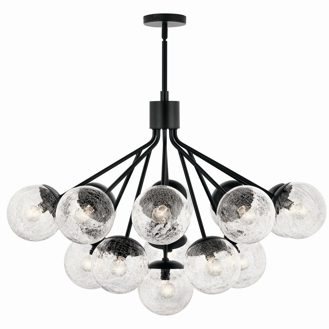Kichler Canada - 52702BK - 16 Light Chandelier Convertible - Silvarious - Black