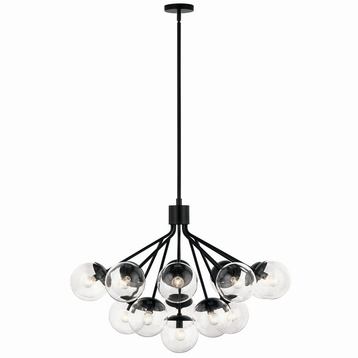 Kichler Canada - 52702BKCLR - 16 Light Chandelier Convertible - Silvarious - Black