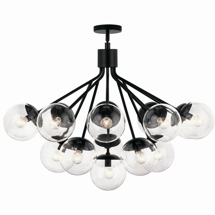 Kichler Canada - 52702BKCLR - 16 Light Chandelier Convertible - Silvarious - Black