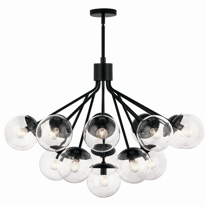 Kichler Canada - 52702BKCLR - 16 Light Chandelier Convertible - Silvarious - Black