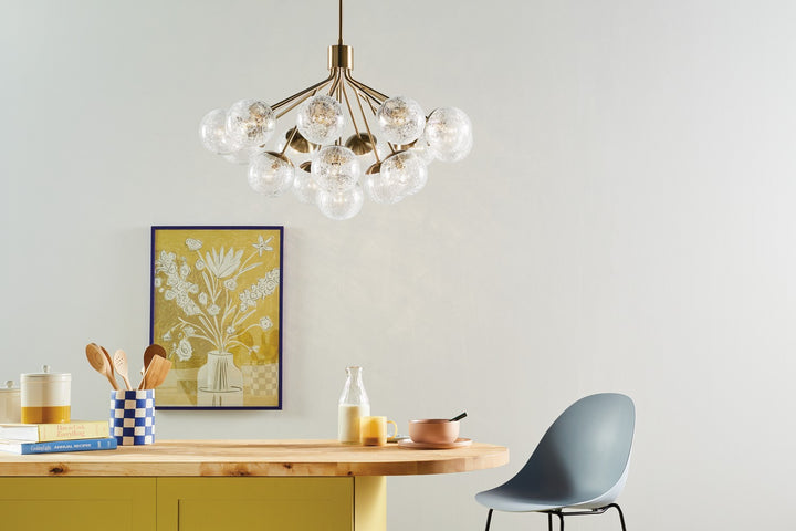 Kichler Canada - 52702CPZ - 16 Light Chandelier Convertible - Silvarious - Champagne Bronze