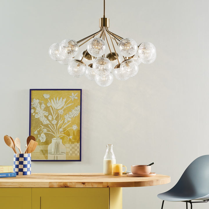 Kichler Canada - 52702CPZ - 16 Light Chandelier Convertible - Silvarious - Champagne Bronze