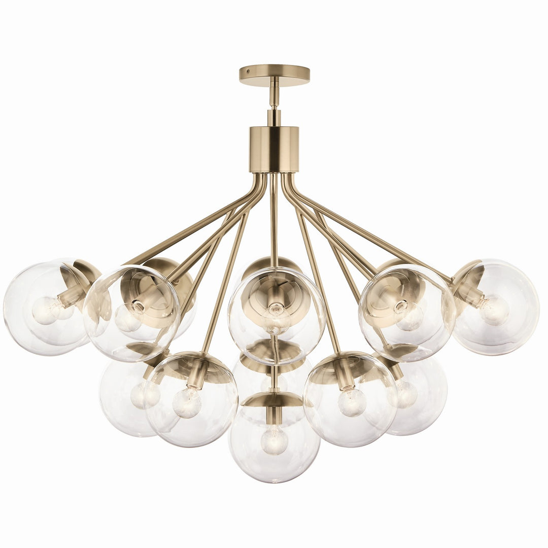 Kichler Canada - 52702CPZCLR - 16 Light Chandelier Convertible - Silvarious - Champagne Bronze