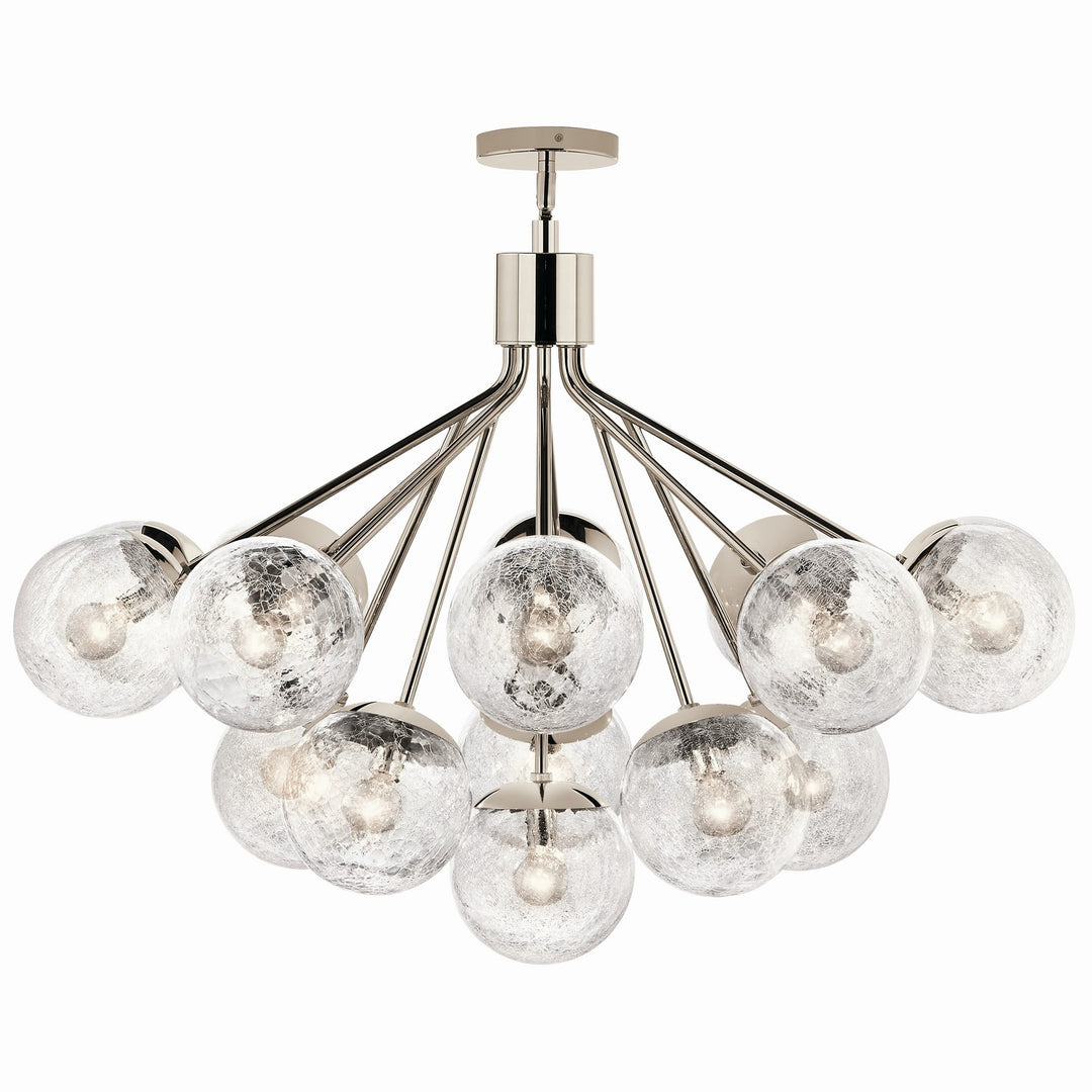 Kichler Canada - 52702PN - 16 Light Chandelier Convertible - Silvarious - Polished Nickel