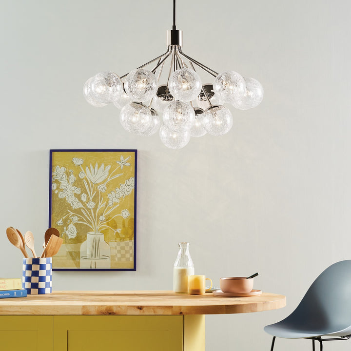 Kichler Canada - 52702PN - 16 Light Chandelier Convertible - Silvarious - Polished Nickel