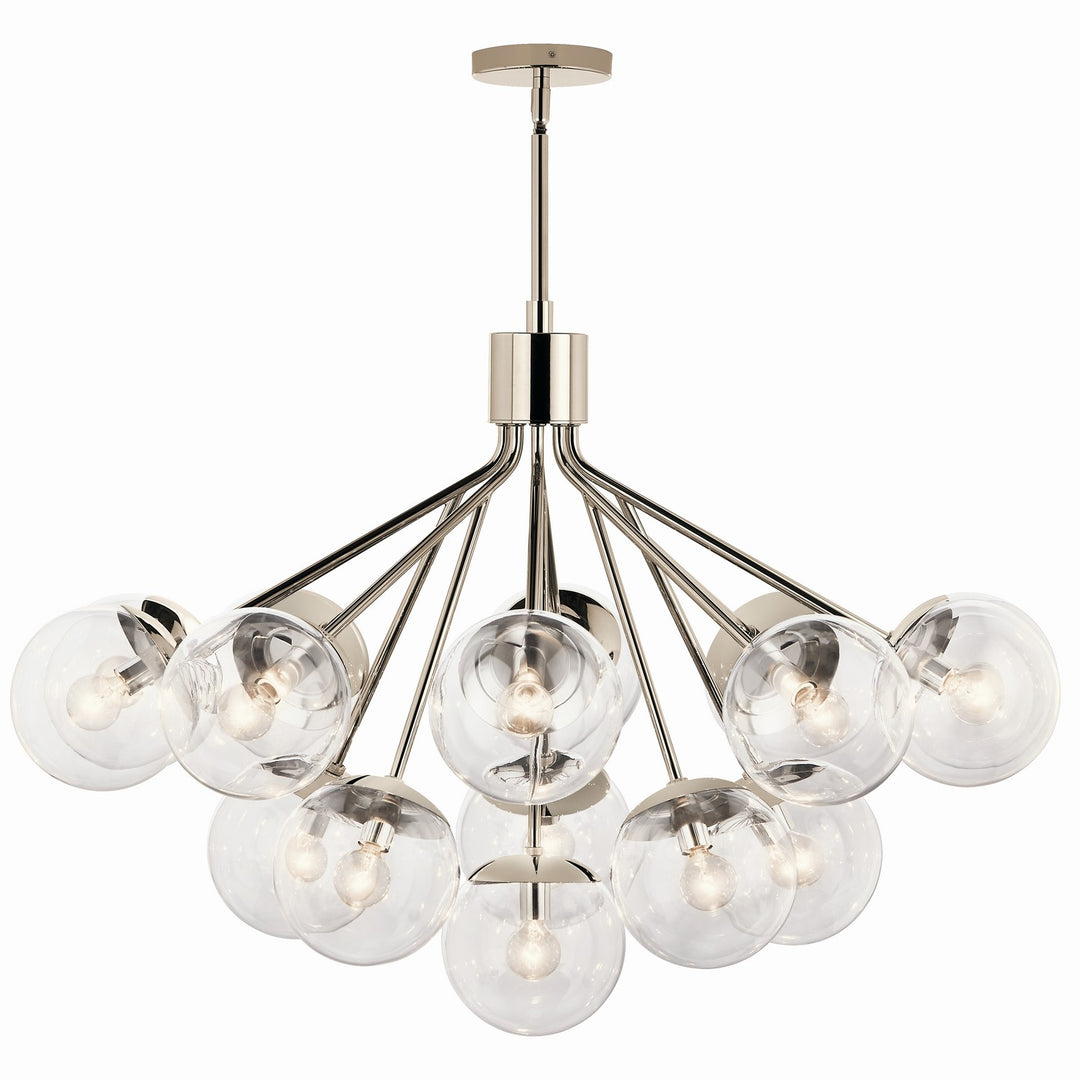 Kichler Canada - 52702PNCLR - 16 Light Chandelier Convertible - Silvarious - Polished Nickel