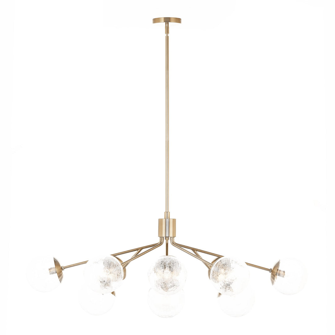 Kichler Canada - 52703CPZ - 12 Light Linear Chandelier Convertible - Silvarious - Champagne Bronze