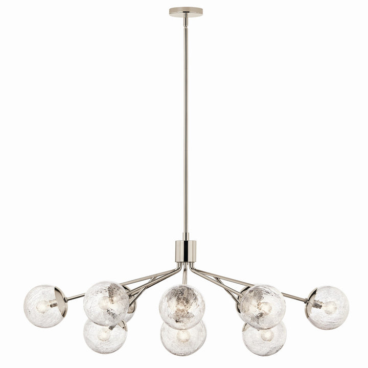 Kichler Canada - 52703PN - 12 Light Linear Chandelier Convertible - Silvarious - Polished Nickel