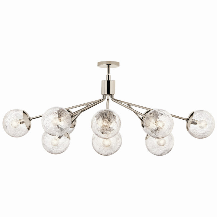 Kichler Canada - 52703PN - 12 Light Linear Chandelier Convertible - Silvarious - Polished Nickel
