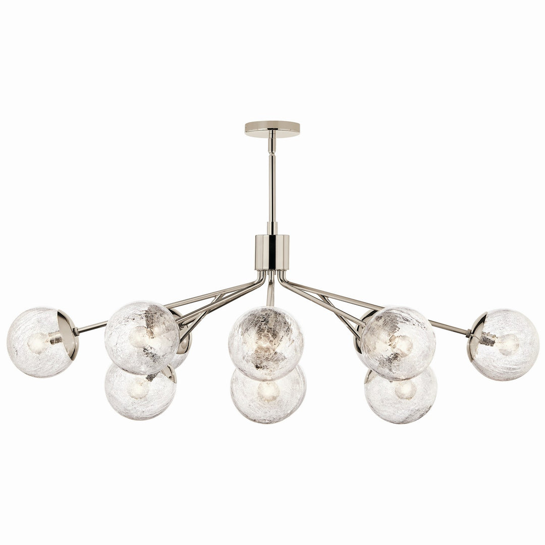 Kichler Canada - 52703PN - 12 Light Linear Chandelier Convertible - Silvarious - Polished Nickel