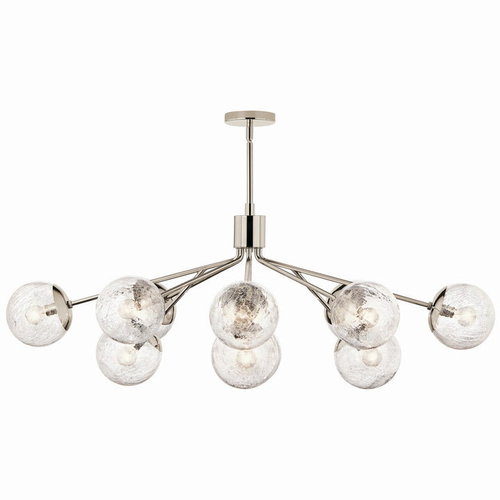 Kichler Canada - 52703PN - 12 Light Linear Chandelier Convertible - Silvarious - Polished Nickel