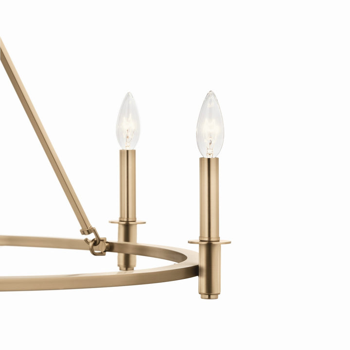 Kichler Canada - 52705CPZ - Six Light Chandelier - Carrick - Champagne Bronze