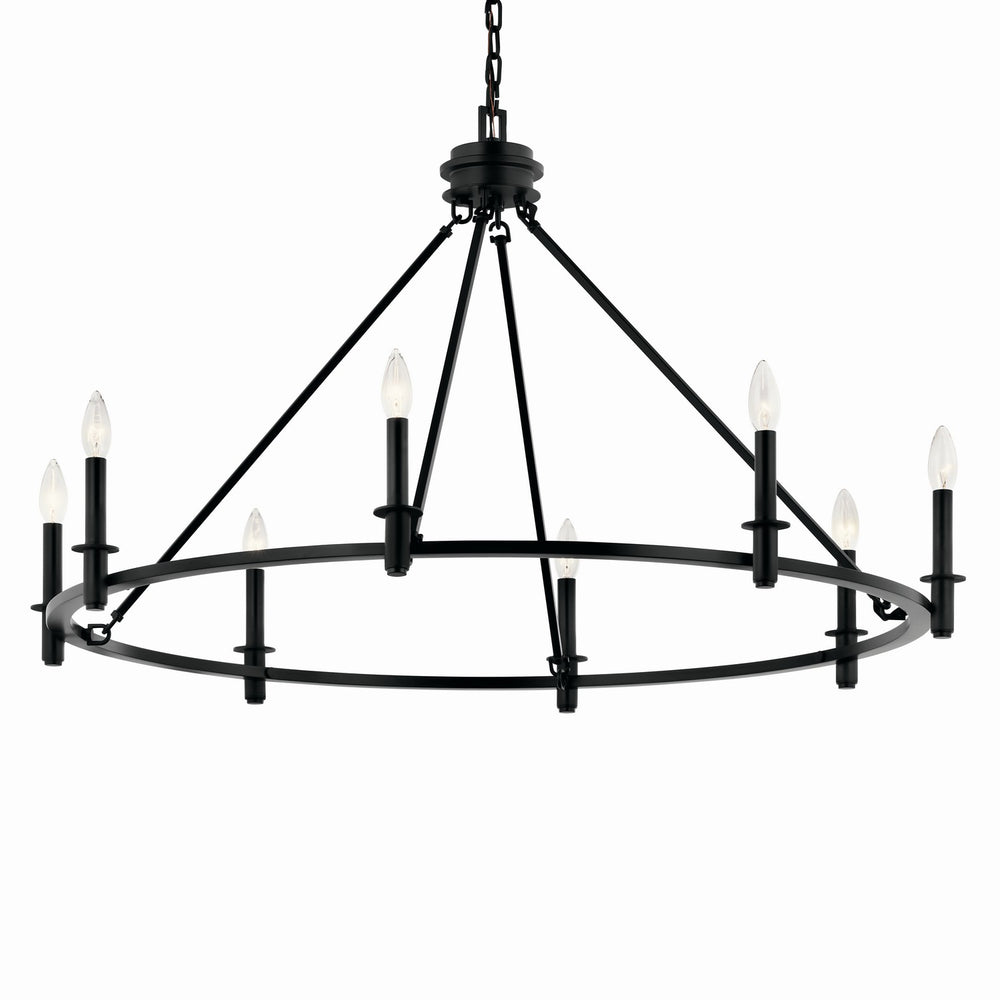 Kichler Canada - 52706BK - Eight Light Chandelier - Carrick - Black