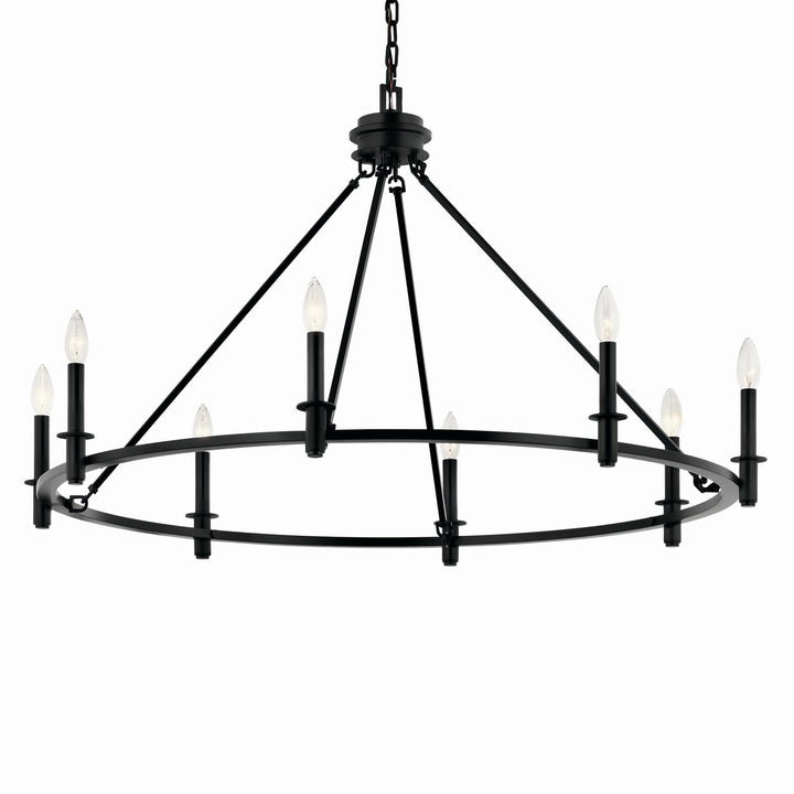 Kichler Canada - 52706BK - Eight Light Chandelier - Carrick - Black