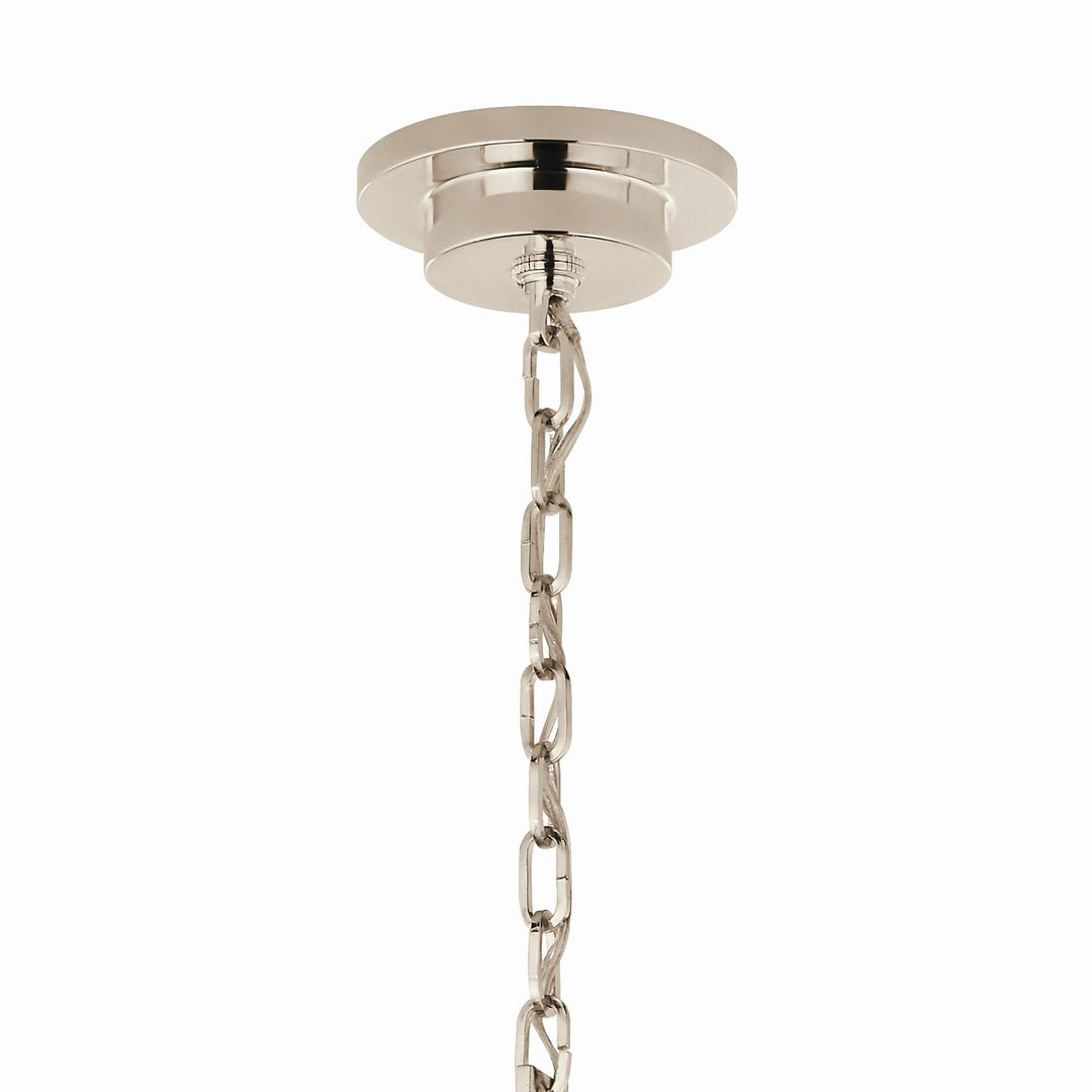 Kichler Canada - 52706PN - Eight Light Chandelier - Carrick - Polished Nickel