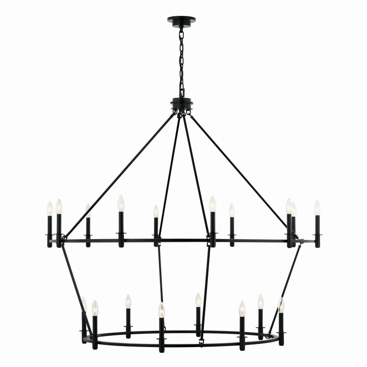 Kichler Canada - 52708BK - 18 Light Chandelier - Carrick - Black