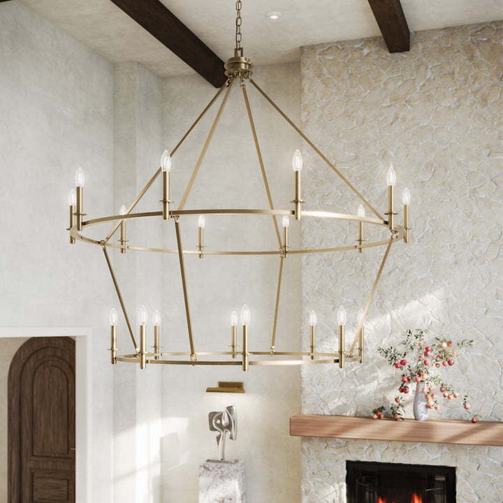 Kichler Canada - 52708CPZ - 18 Light Chandelier - Carrick - Champagne Bronze