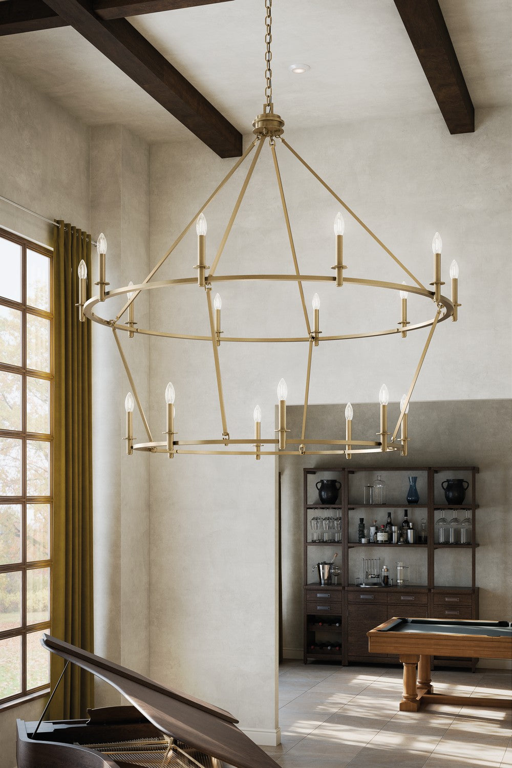 Kichler Canada - 52708CPZ - 18 Light Chandelier - Carrick - Champagne Bronze