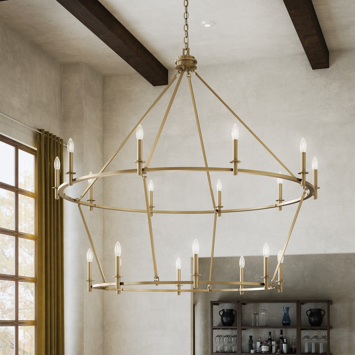 Kichler Canada - 52708CPZ - 18 Light Chandelier - Carrick - Champagne Bronze