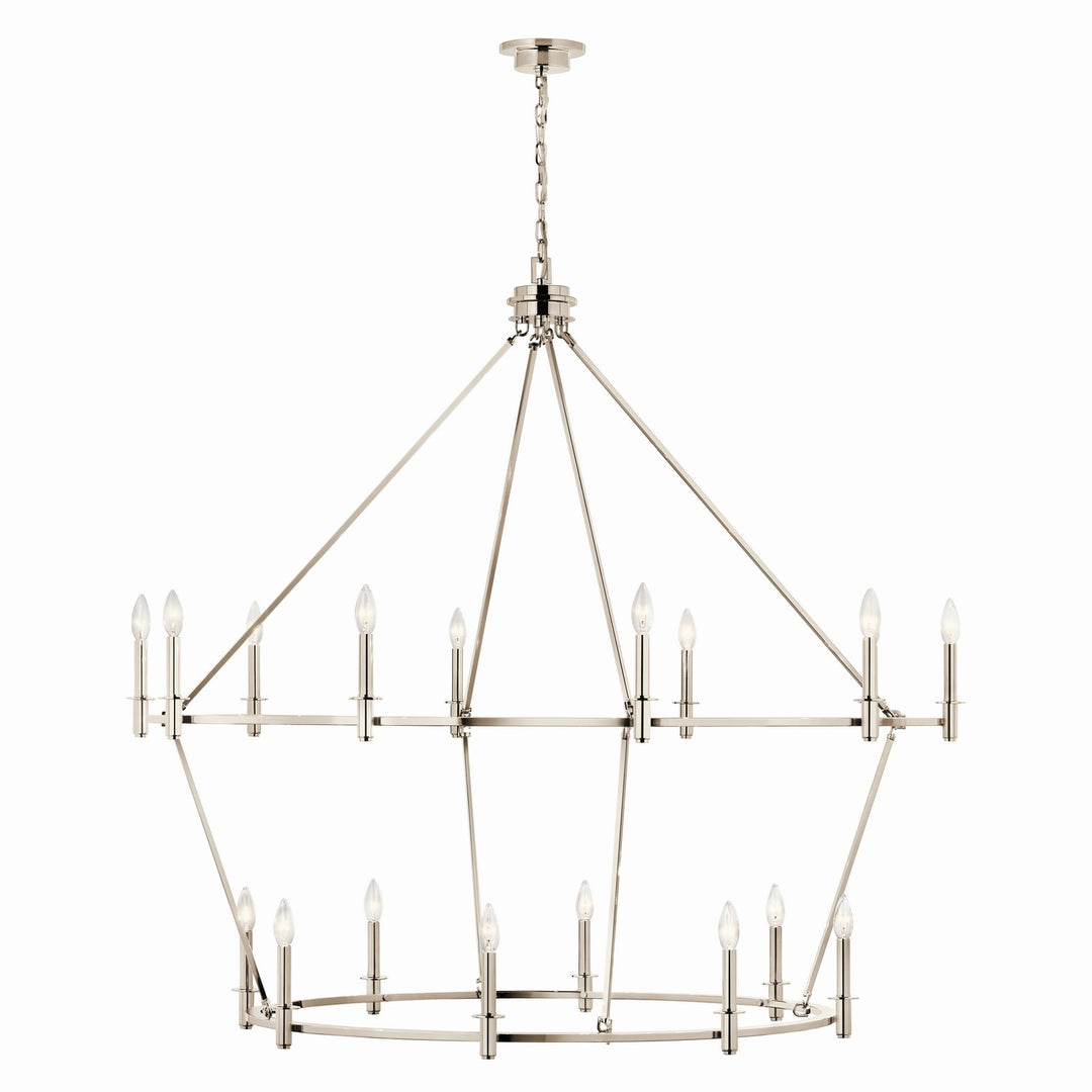 Kichler Canada - 52708PN - 18 Light Chandelier - Carrick - Polished Nickel