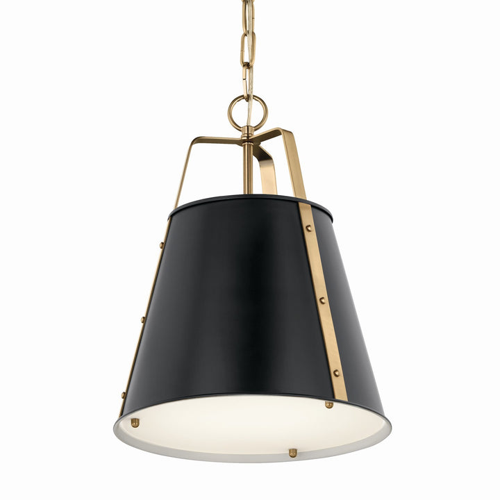 Kichler Canada - 52710BK - One Light Pendant - Etcher - Black