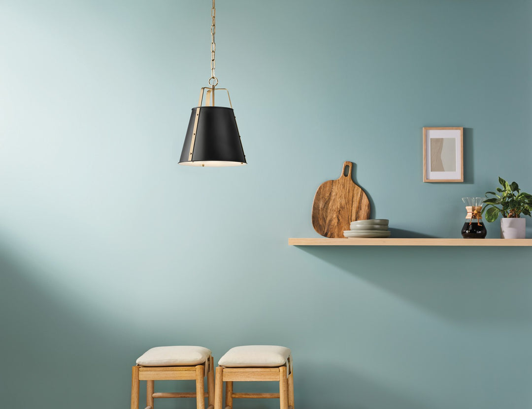 Kichler Canada - 52710BK - One Light Pendant - Etcher - Black