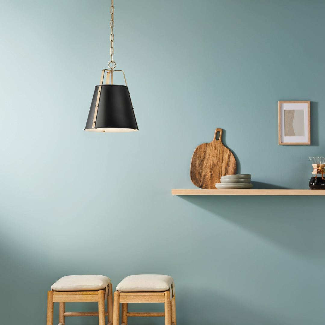 Kichler Canada - 52710BK - One Light Pendant - Etcher - Black