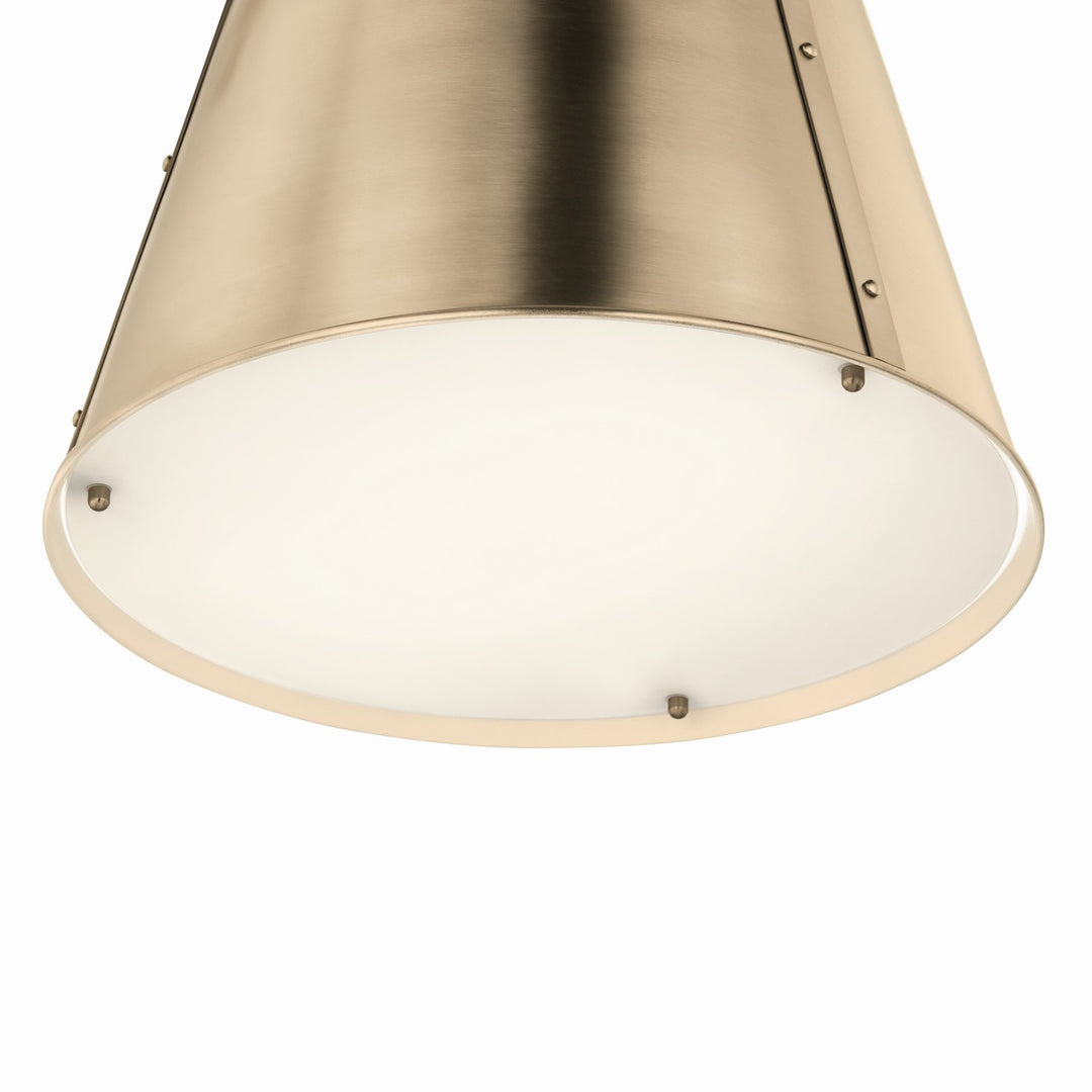 Kichler Canada - 52710CPZ - One Light Pendant - Etcher - Champagne Bronze