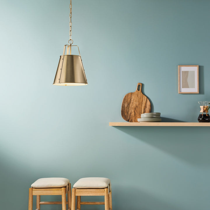 Kichler Canada - 52710CPZ - One Light Pendant - Etcher - Champagne Bronze