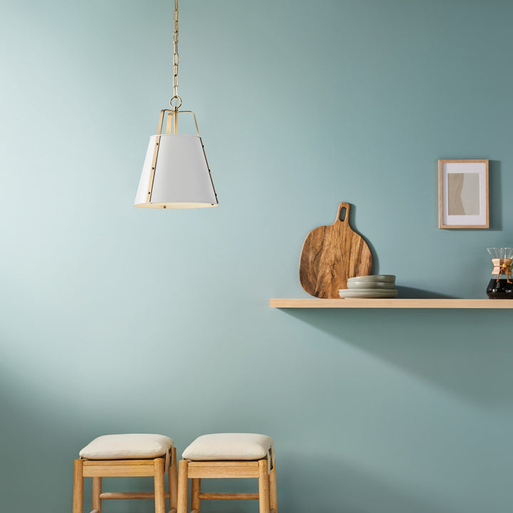 Kichler Canada - 52710WH - One Light Pendant - Etcher - White