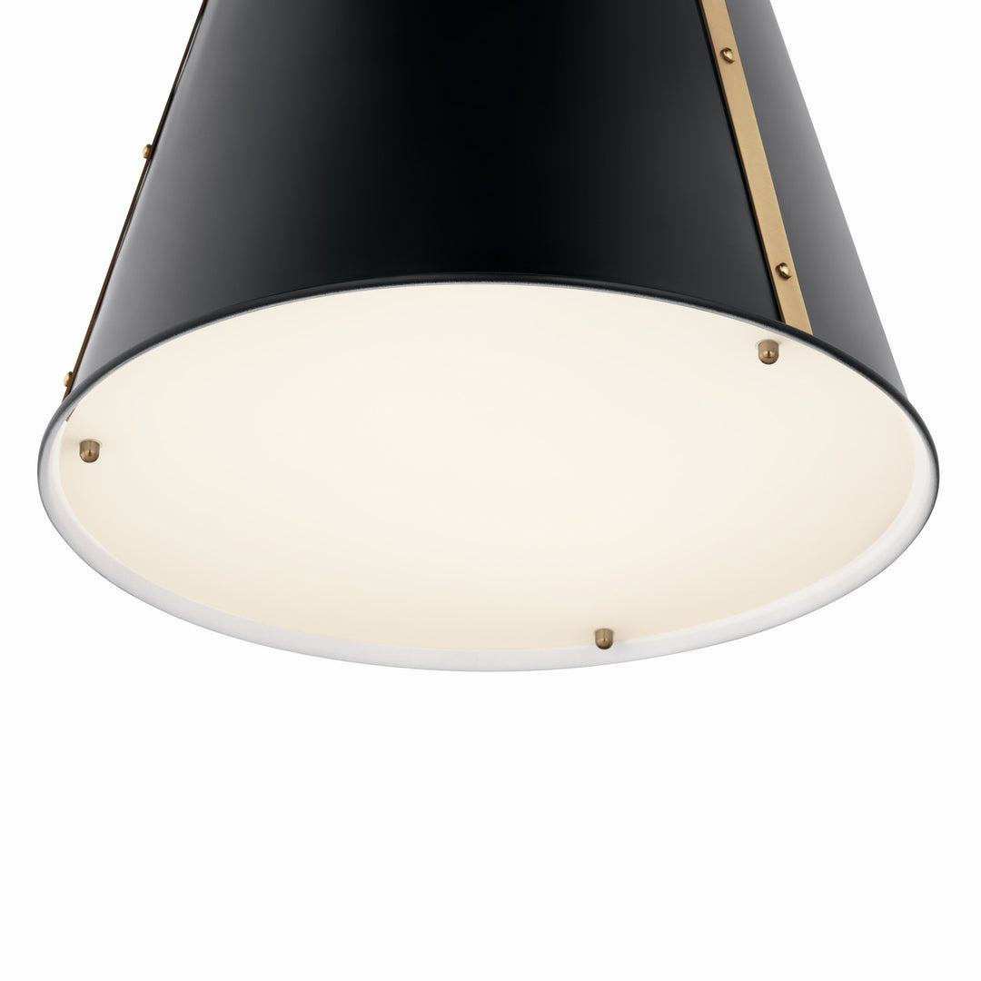 Kichler Canada - 52711BK - Two Light Pendant - Etcher - Black