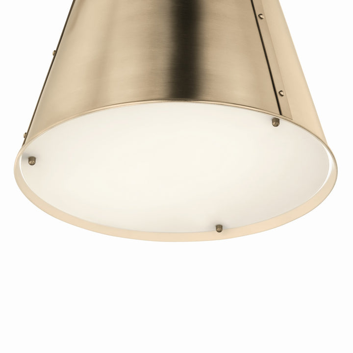 Kichler Canada - 52711CPZ - Two Light Pendant - Etcher - Champagne Bronze
